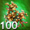   100 