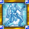 Великолепная ледяная фигурка «Воин Рахдарии»